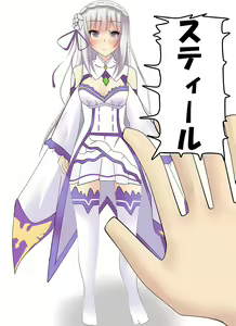 Page 101 of Emilia Hounyou Scene Tsumeawase - preview thumbnail