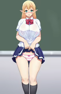 Page 385 of Junshin na Elf no Ryuugakusei ni Anal Choukyou shiyou! - preview thumbnail