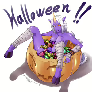 Page 3 of Soraka in Halloween - preview thumbnail