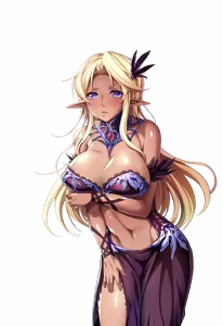 Page 56 of Namaiki Dark Elf 3-shimai ga Boku ni Nakadashi o Motomeru. Character CGs & Background - preview thumbnail