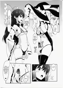 Page 4 of Futanari Reimu to Futanari Marisa ga Micro Bikini de Icha Icha suru Hon - preview thumbnail