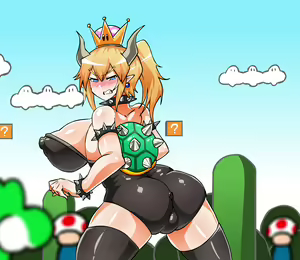 Bowser VS Mario - hentai manga cover image