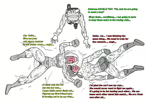 Page 23 of Boxing Girls Katie vs. Liz Rounds 1-4 (English) Plus Bonus Sisters Round - preview thumbnail