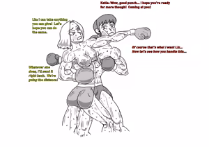 Page 7 of Boxing Girls Katie vs. Liz Rounds 1-4 (English) Plus Bonus Sisters Round - preview thumbnail