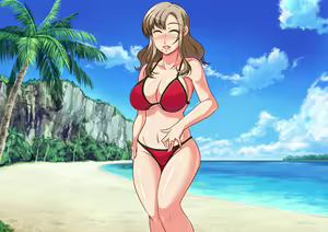 Page 33 of Hitozuma Mikiko-san Yarimoku Beach Taiken-dan - preview thumbnail