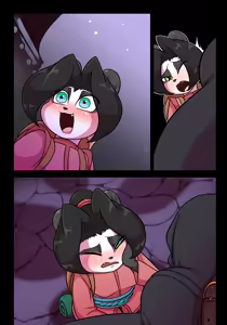 Page 3 of Wherewolf - Story of the town panda and the country panda - preview thumbnail