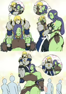 Page 3 of - Female Ork and Man knight & Other Histories - preview thumbnail