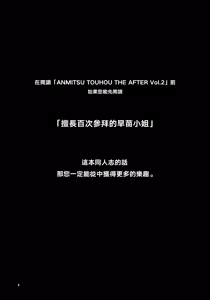 Page 4 of ANMITSU TOUHOU THE AFTER Vol.2 - preview thumbnail