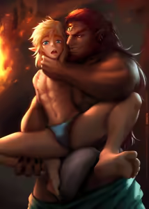Link and Ganondorf — hentai manga cover on Fhentai