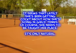 Page 3 of Danjo Tennis Taiketsu to Batsu Game (decensored) - preview thumbnail