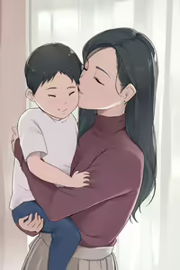 Haha no Kao to Onna no Kao o Tsukaiwakeru Mama no Ohanashi | 엄마의 얼굴과 여자의 얼굴을 구별해서 사용하는 엄마의 이야기 — hentai manga cover on Fhentai