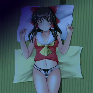 Page 25 of Reimu-san ga ne tetanode itazura shite mita - preview thumbnail