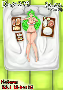 Page 4 of Self-feeding with Sanae. From default to lump - preview thumbnail