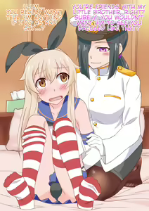 Page 3 of Layer Shimakaze-kun to Teitoku no Onee-san | Cosplayer Shimakaze-kun and Admiral Onee-san - preview thumbnail