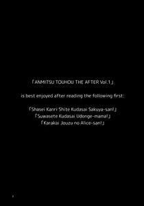Page 3 of ANMITSU TOUHOU THE AFTER Vol.1 - preview thumbnail