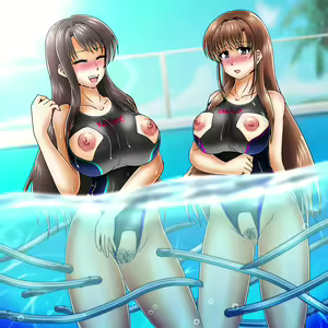 Page 9 of 溶ける競泳水着＆ウナギプール_ユカイオリ - preview thumbnail
