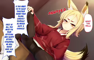 Page 450 of Itazura Loli Kitsune Okitsune-sama no Ero Chouhatsu ga Sugosugite Ore wa Mou Gaman Dekinai! | The Naughty Loli Kitsune-sama's lewd teasing is irresistible! - preview thumbnail