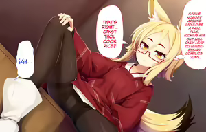 Page 8 of Itazura Loli Kitsune Okitsune-sama no Ero Chouhatsu ga Sugosugite Ore wa Mou Gaman Dekinai! | The Naughty Loli Kitsune-sama's lewd teasing is irresistible! - preview thumbnail