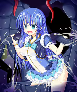 Page 56 of "Mahou Shoujo no Shukumei" Sapphire Souls - preview thumbnail