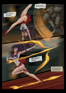 Page 3 of Sailor Mars feather fanbox COMPLETE - preview thumbnail