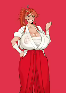 Page 3 of Bakunyuu Miko no Semen Paradise! - preview thumbnail
