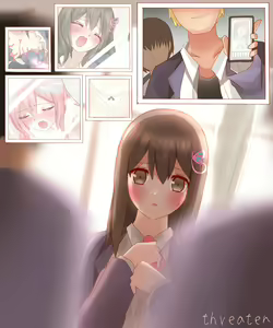 脅す。 - hentai manga cover image
