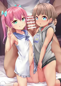 Page 2 of Hanoka Yuri x Kitani Chisato - Hajimete no Arbeit - preview thumbnail