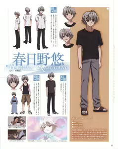 Page 32 of Yosuga no Sora OFFICIAL CHARACTER BOOK - preview thumbnail