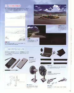 Page 78 of Yosuga no Sora OFFICIAL CHARACTER BOOK - preview thumbnail