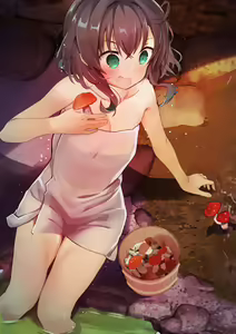 Rotenburo ni Haeru Densetsu no Kinoko o Saishu suru Kanoko - hentai manga cover image