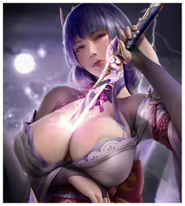 Raiden Shogun - hentai manga cover image