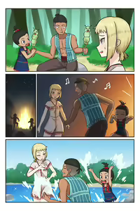 Page 5 of Rowan the Red Hair: Sharky Story - preview thumbnail