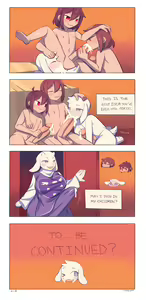 Page 3 of Chara x Asriel x Frisk - preview thumbnail