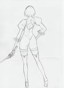 Page 10 of 2B lost or to be fall-concept art - preview thumbnail
