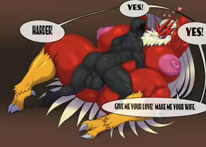 Page 3 of Mama Blaziken - preview thumbnail