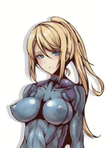 Zerosuit Samus donjin cg - hentai manga cover image