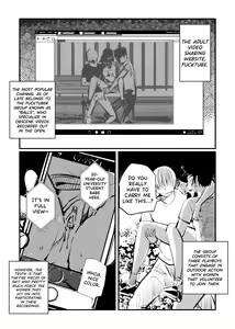 Inran Joshi ga Modaenagara Kintama Ijimetemita | The Lewd Girl Tortured Their Balls While Suffering From Their Advances (decensored) - hentai manga cover image