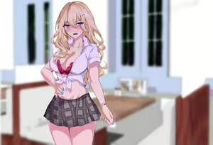 Page 176 of Kinpatsu de Kyonyuu na JK Gal ni Doutei o Kuwareta Hanashi - preview thumbnail
