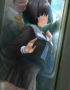 電車でキノコで1UPでGO！ — hentai manga cover on Fhentai