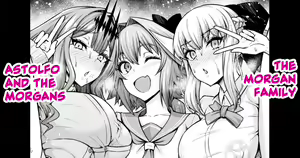 Morgan Oyako, Astolfo to Oyakodon | The Morgan Family, Astolfo and the Morgans — hentai manga cover on Fhentai
