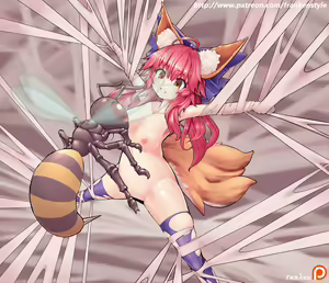 Page 3 of Tamamo VS Bee - preview thumbnail