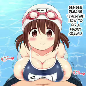 Page 8 of Mizugi o Wasurete Zenra de Jugyou o Ukeru Mana-chan | Mana-chan Forgot her Swimsuit and Came to Swim Class Butt Naked - preview thumbnail