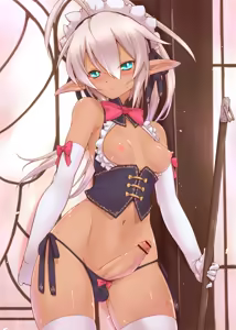 Page 3 of Kasshoku to Shiro Elf Maid - preview thumbnail