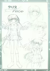 Page 8 of Usotsuki wa Tenshi no Hajimari Artbook - preview thumbnail