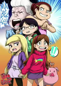 Page 4 of Gravity Falls Graffiti - preview thumbnail