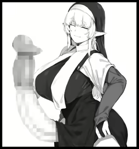 Nun - hentai manga cover image