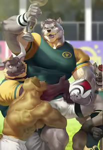 2020 September - Rugby 1 & 2 — hentai manga cover on Fhentai