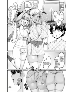 Musashi-chan, Astolfo to Onnayu e Iku — hentai manga cover on Fhentai