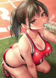 Rikujoubu JK-san — hentai manga cover on Fhentai