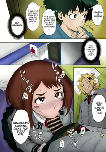 Page 4 of Uraraka Ura Fuuzoku | Uraraka's Behind-the-Scenes Prostitution - preview thumbnail